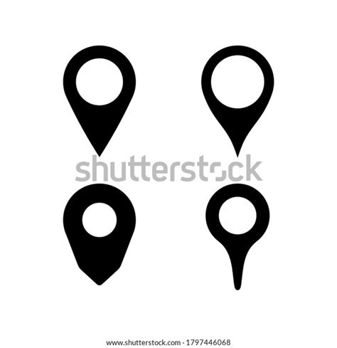 Maps Icon Set Vector Map Marker Stock Vector Royalty Free 1797446068
