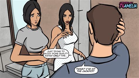 The Model Twin Comic Porn HD Porn Comics