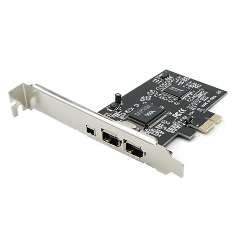 PCIE PCI-E FIREWIRE IEEE 1394 3 PORT FIRE WIRE CONTROLLER CARD FOR ...
