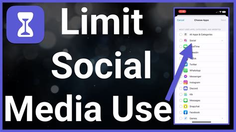 How To Limit The Use Of Social Media YouTube