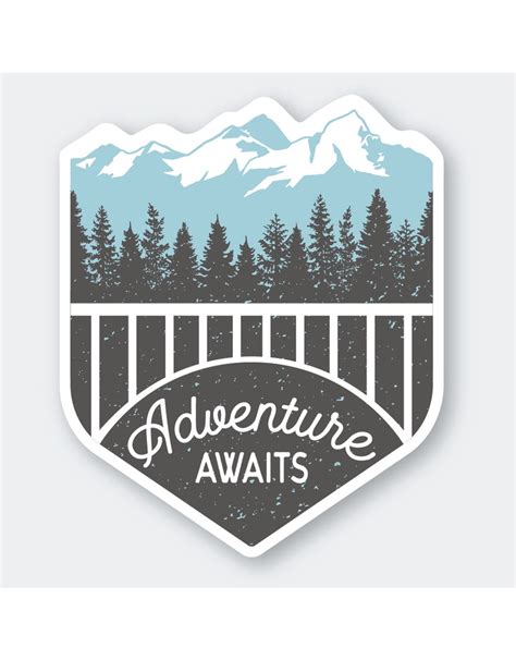 Stickers Adventure Awaits Sticker - Budd + Finn