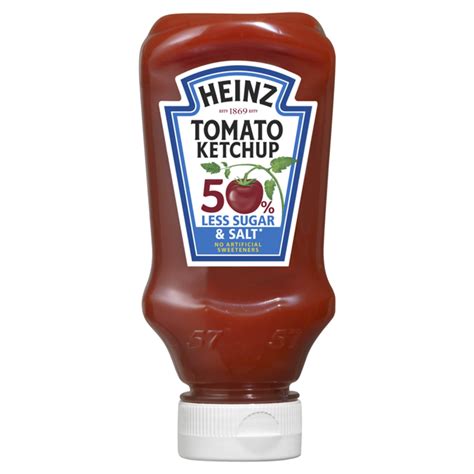 Tomato Ketchup 50% Less Sugar & Salt | Heinz