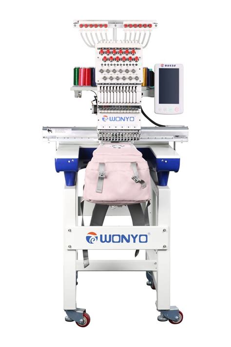 Single Head Compact Tubular Computerized Feiya Embroidery Machine For