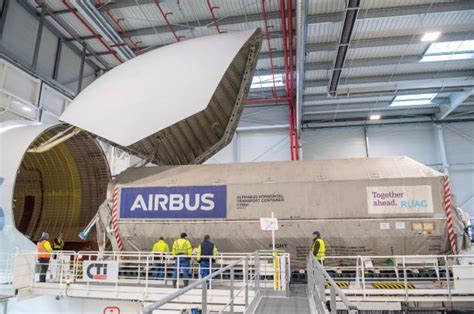 Airbus Beluga Delivers Inmarsat 6 F2 Satellite To Florida For Launch