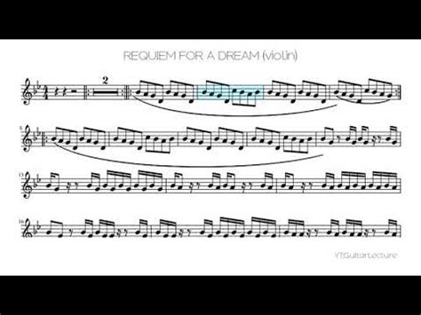 REQUIEM FOR A DREAM Violin YouTube