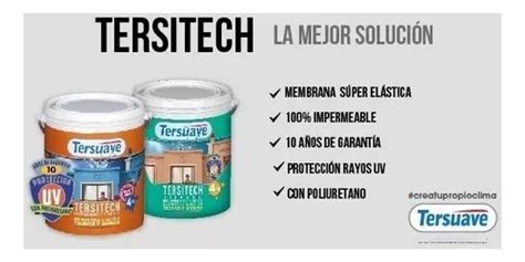 Tersitech Fibrado Kg Membrana Techos Tersuave Poliuretano En Venta