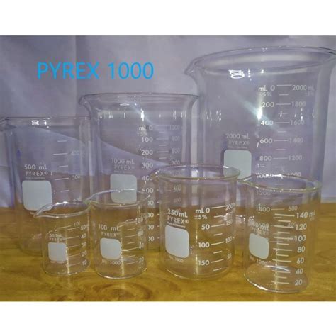 Pyrex Beaker Glass Small Sizes 10ml To 500ml Lazada Ph