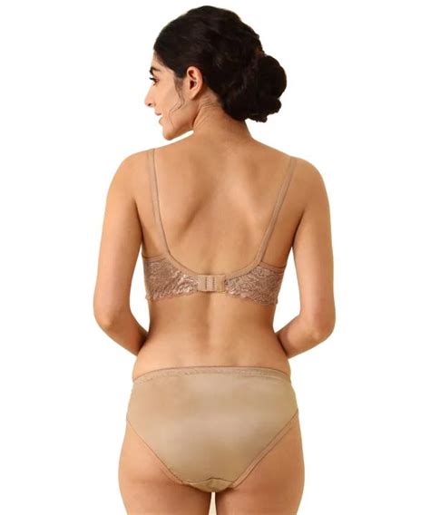 In Curve Women Cotton Bra Panty Set For Lingerie Set Pack Of 2 Color Blue Brown JioMart