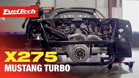 John Thomas X275 Mustang Turbo Controlled By Fueltech Youtube