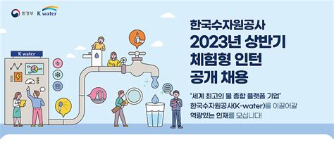 스크랩 보관용 한국수자원공사 2023년 상반기 체험형 인턴사원 공개 채용