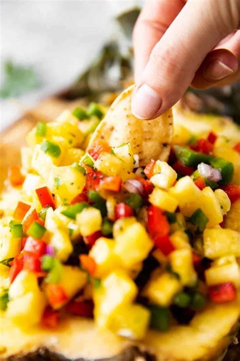 Easy Pineapple Salsa Recipe Savory Nothings