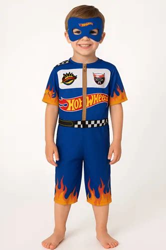 Fantasia Roupa Infantil Hot Wheels Estilosa M Scara Parcelamento Sem Juros
