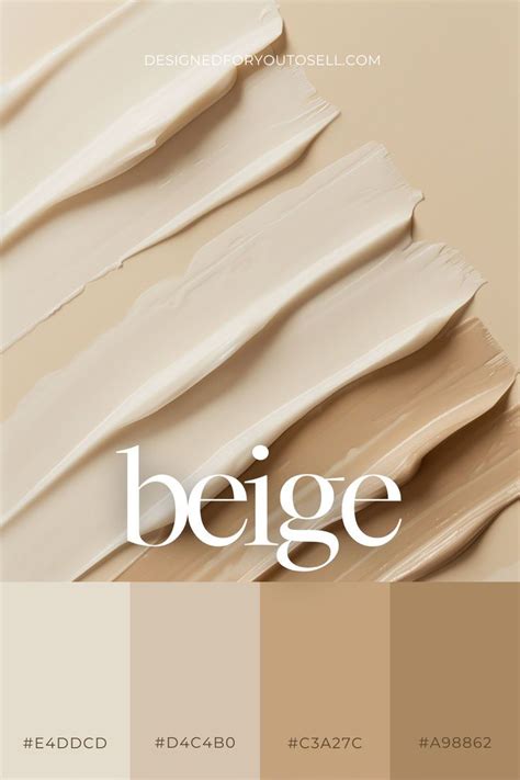 Beige Bliss Color Palette Calm Color Palette Beige Color Palette Nude Color Palette