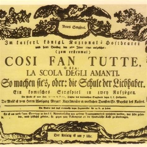 Wolfgang Amadeus Mozart Soave Sia Il Vento Lyrics Genius Lyrics