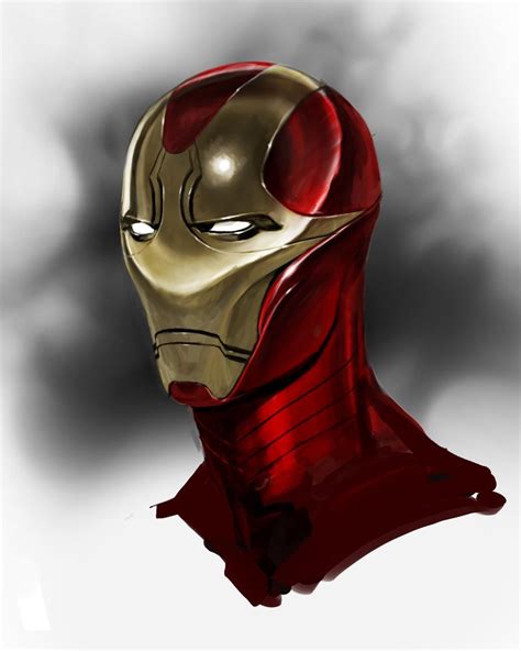 Iron Man Helmet Concept Art