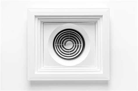 Premium Photo | Ceiling Air Duct and Vent Design Isolated On White ...