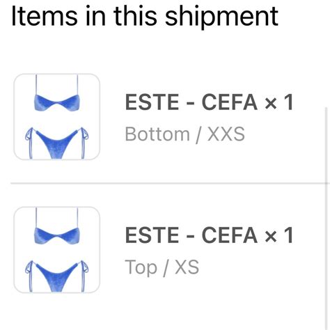 Triangl Este Bikini Worn Once Xxs Bottoms But Depop