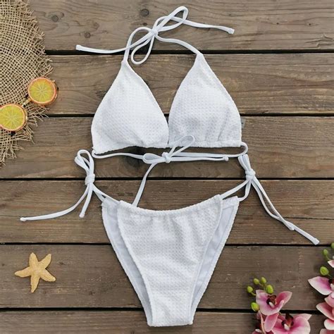 No Steel Support Bikini Three Piece Bikini Set Floral Decor Bikini Set With High Waist Cover