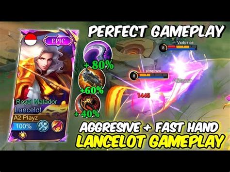 Super Aggressive Lancelot Perfect Gameplay Solo Rank Lancelot