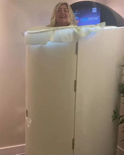 Gemma Collins Writhes As She Strips Naked For Fat Burning Cryo Spa Treatment Daily Star