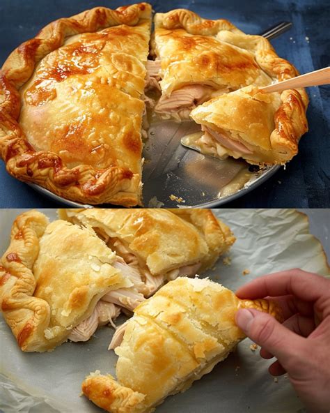 Savory Chicken Pie With Homemade Dough Greenku Recipes