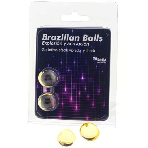 Taloka Brazilian Balls Gel Excitante Efecto Vibraci N Y Shock Bolas