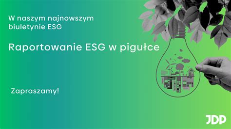 Biuletyn Esg Raportowanie Esg W Pigu Ce