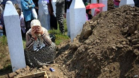 Serbia Arrests Seven Over Srebrenica Massacre Bbc News