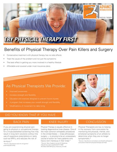 Try Physical Therapy First Flyer On Behance