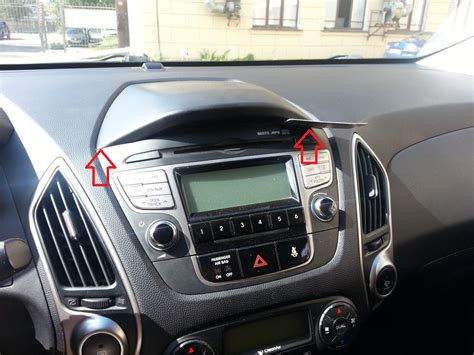 Снятие и установка автомагнитолы Hyundai ix35