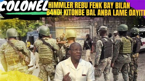 Colonel Himmler Rebu Fenk Bay Bilan B Ndi Lame Dayiti Touye Wap Se