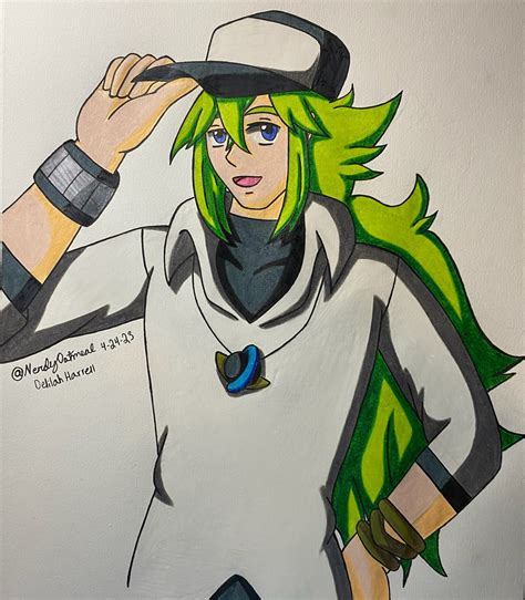 Pokemon N Drawing By Nerdyoatmeal On Newgrounds