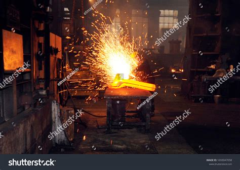 industrial metal processing forge stock photo  shutterstock