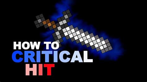 critical hit minecraft tutorial youtube