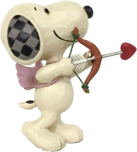 Enesco Peanuts By Jim Shore Snoopy Cupid Love Miniature