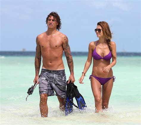 Busty Audrina Patridge Showing Pokies In Skimpy Purple Bikini On The Beach In Bo Porn Pictures