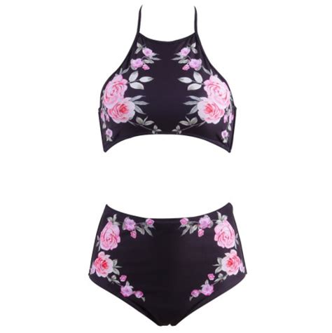 Str J K Pielowy Dwucz Ciowy Bikini Wysoki Stan Xl