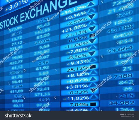 stock exchange rates stock photo  shutterstock