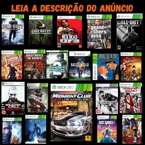 Combo 25 Jogos Para Xbox 360 Mídia Digital Gta Iv Red Parcelamento