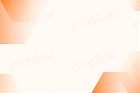 Simple Blank Orange Background Vector Free Vector Rawpixel