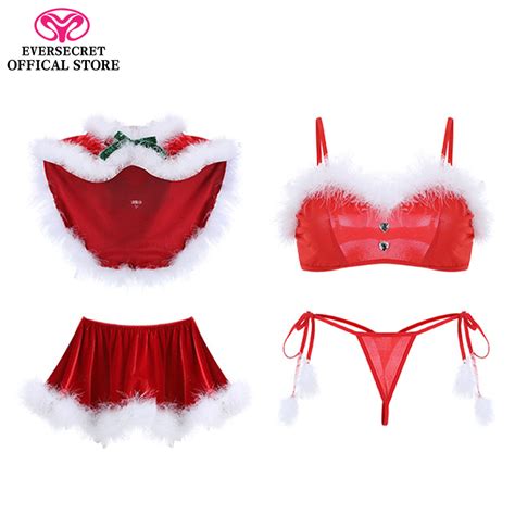 Sexy Lingerie Velvet Shawl New Year Costume Christmas Sexy Lingerie Cosplay Role Playing Uniform