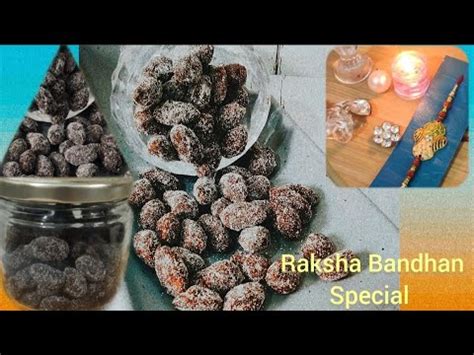 Chocolate Coated Almonds At Home Raksha Bandhan Sweets Recipes Easy