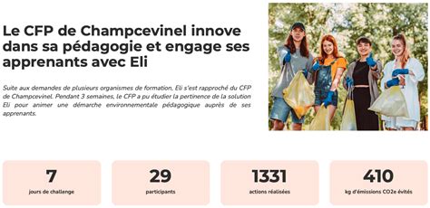 Le Cfp De Champcevinel Innove Dans Sa P Dagogie Et Engage Ses