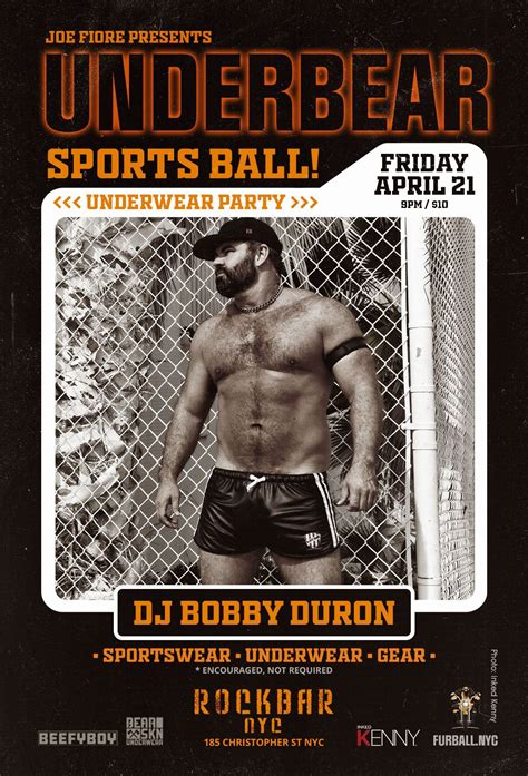 Friday May Th Nyc Gay Play Social Underbear Underwear Party At Rockbar Nyc Pm Am
