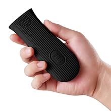 Cbiumpro Pack Cast Iron Handle Cover Silicone Heat Resistant Hot Cast Iron Skillet Pan Handle