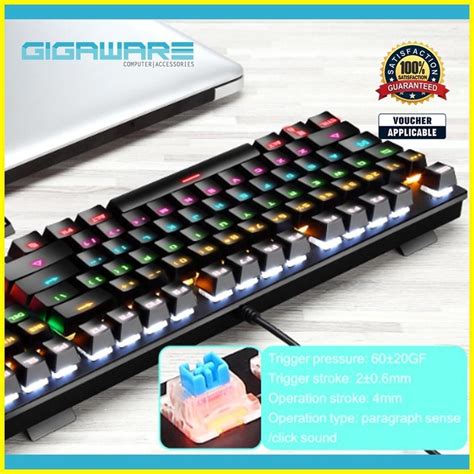 K K Key Mechanical Hot Swappable Keyboard Wired Rgb Gaming Office Pc Computer Usb