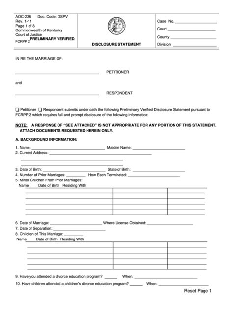 Fillable Closing Disclosure Preliminary Form Printable Forms Free Online