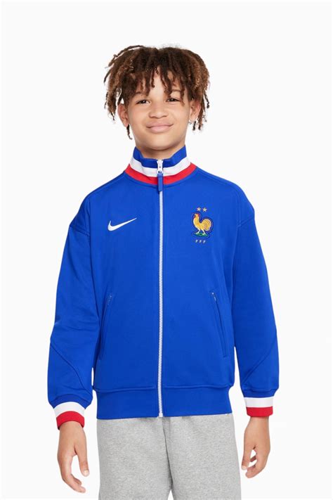 Bluza Reprezentacji Francji Nike 2024 Anthem Junior Niebieski Buty