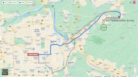 Xi‘an Terracotta Army Tourist Map