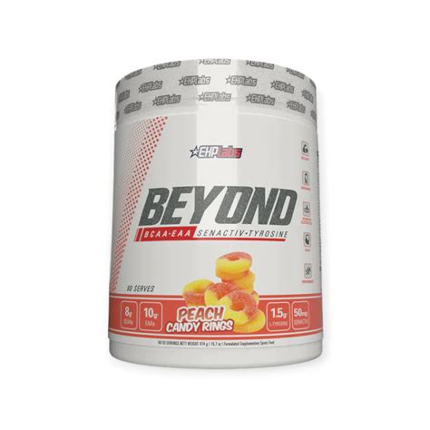 EHP Labs Beyond BCAA & EAA Peach Candy Rings 60 servings – Health Squad